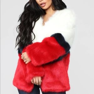 Faux Fur Coat from Fashion Nova.